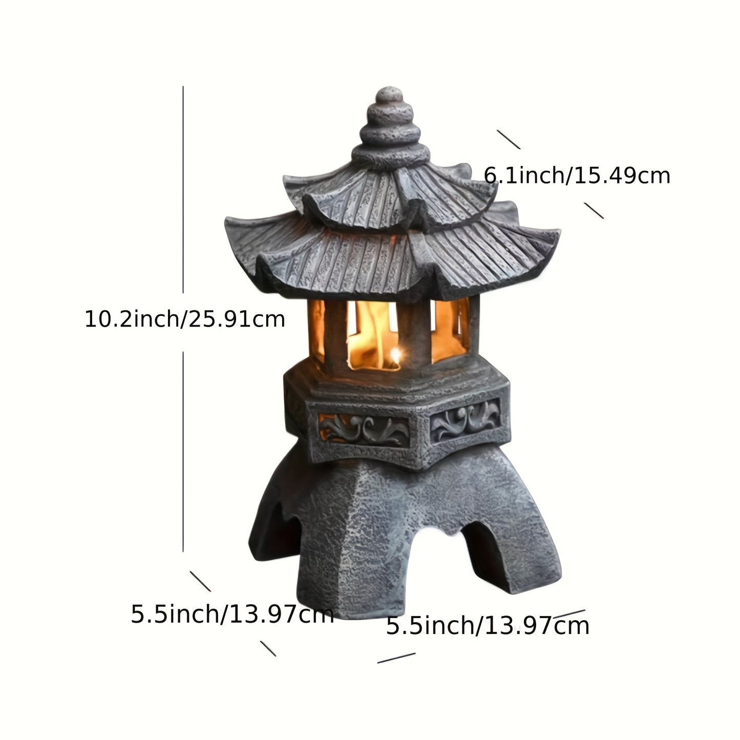 ZenGlow Solar | Pagode lamp