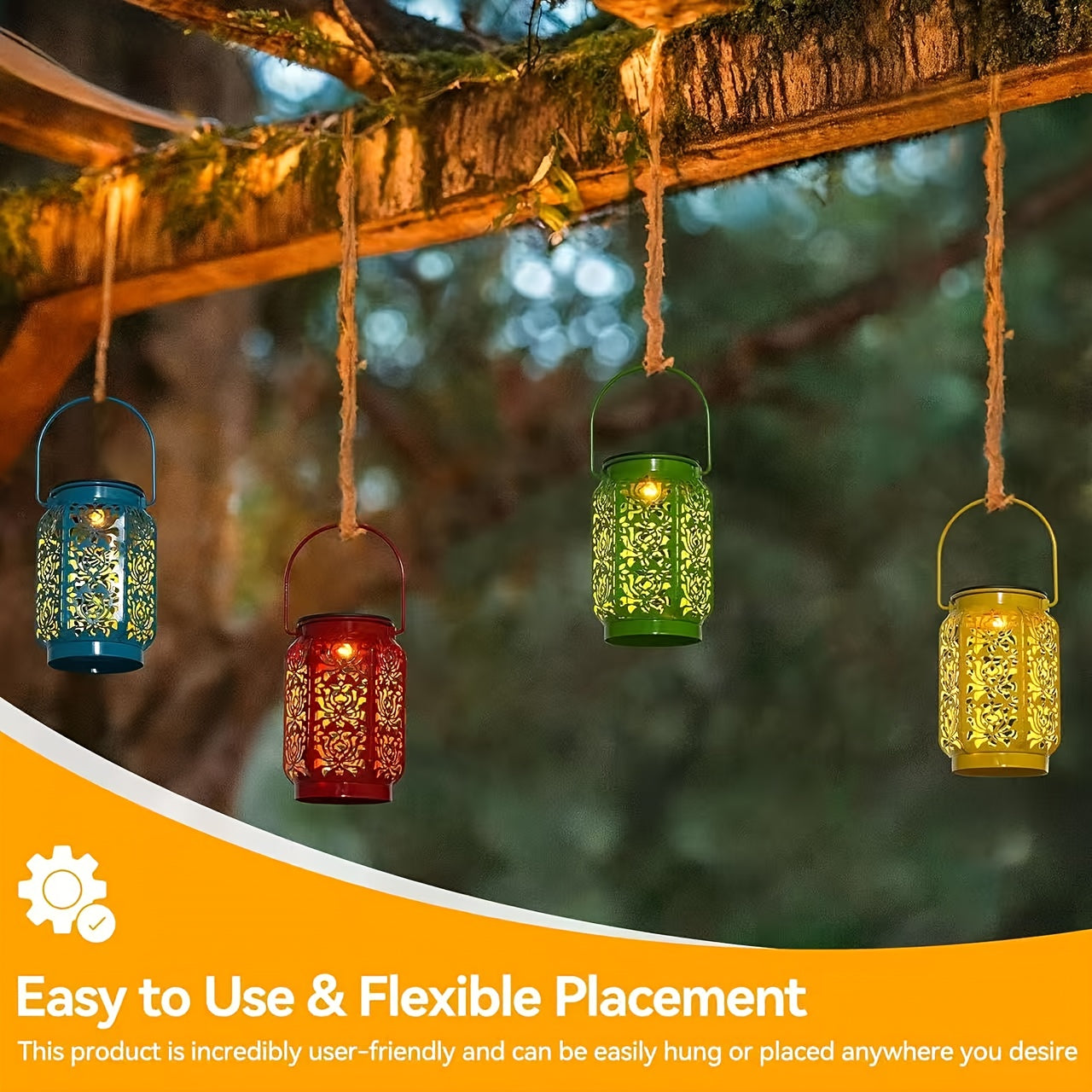 Rosara Solar | Lantaarn (set van 4)