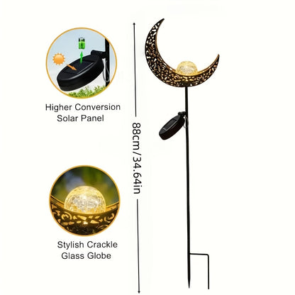 LunaGlow Aura | Maansikkel tuinlamp