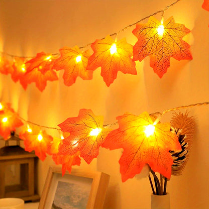 Autumn Glow Leaf | Lichtsnoer met blaadjes