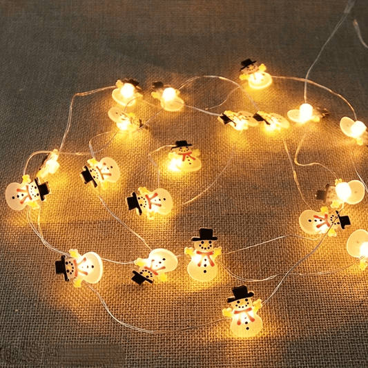 Froslyn | Lichtsnoer met sneeuwpopjes